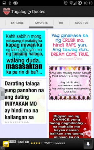 Quotes Pinoy Quotes Pinoy Banat Tagalog Love Quotes Jokes Memes