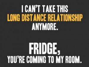 have a love hate relatinship with my fridge