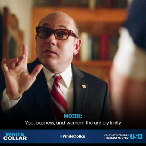 Wise words from Mozzie.