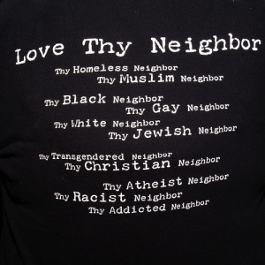 ... father and your mother, and, YOU SHALL LOVE YOUR NEIGHBOR AS YOURSELF