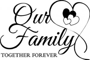 Family Love Quotes and Sayings Pictures for Living Room Wall Murals ...