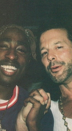 Tupac Shakur and Mickey Rourke