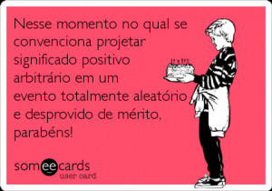 ideia para cartão de aniversário