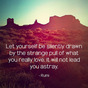 Great quote by #Rumi!