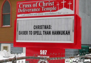 Christas: easier to spell than Hannukah