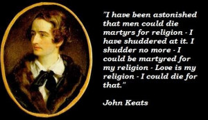 John keats famous quotes 4