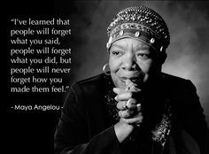 Maya Angelou - A voice we need to listen to! More