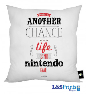 Eminem - You Don't Get Another Chance' Quote Cushion - 2 Colours