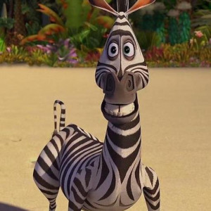 Marty The Zebra Character...