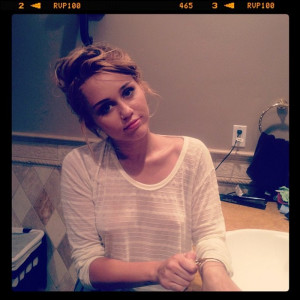 Miley Cyrus Cutting Instagram
