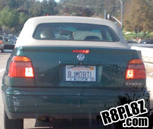 bj-mobile-funny-license-plate