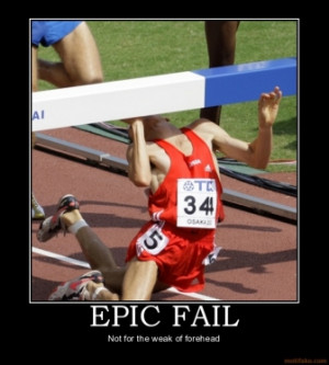 Epic Fail Sports Forehead...