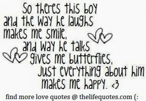 he makes me smile quotes so there this boy and the way he laughs makes ...