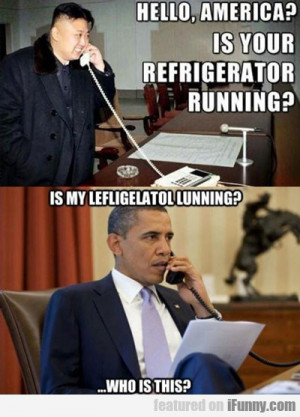 Hello, America? Is Your Refrigerator Running?