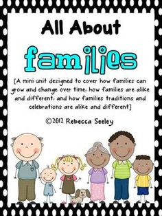This mini unit covers: -How families change over time -How families ...