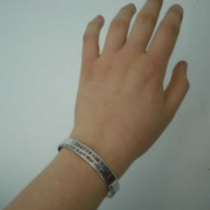 ... Since 1234 The Mortal Instruments Jace Herondale Quote Cuff Bracelet