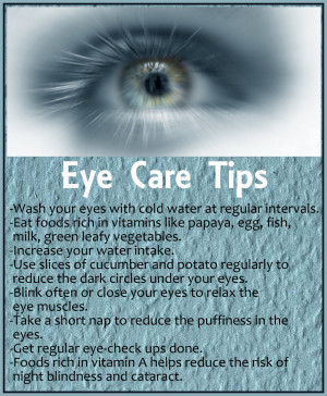 Home » Eye Care Tips » Health Tips » Eye Care Tips