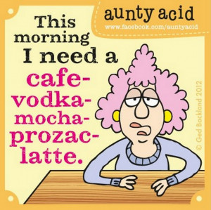 Aunty Acid cartoons