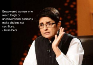 Kiran Bedi the was the first female recruit to join the Indian Police ...