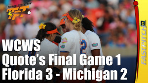 2015 WCWS Championship Final Game 1 Quotes and Notes Florida 3 ...