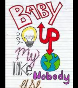 Just draw quotes from songs!! (One Direction)