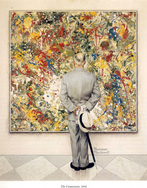 The Connoisseur - Norman Rockwell