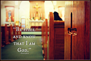 Sunday Silence - Church Photos with Quotes