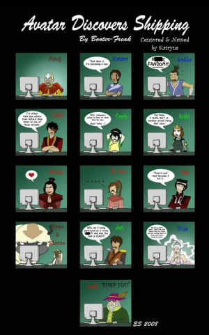 Avatar: The Last Airbender Avatar Discovers Shipping
