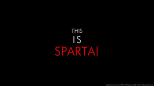 This is Sparta! Minimalist Wallpaper by hkk