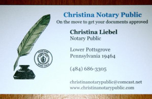 Christina Notary Public