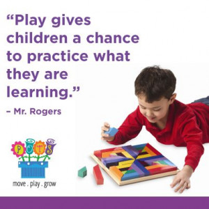 children a chance to practice what they are LEARNING