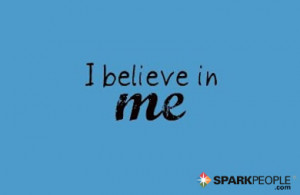 Motivational Quote - I believe in me.