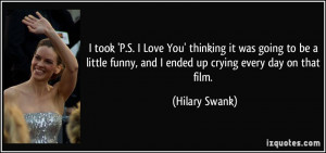 More Hilary Swank Quotes