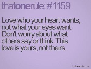Don't worry about what others think...Easy Recipe, Remember This, Life ...