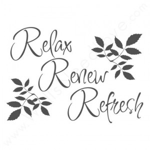 Relax, Renew, Refresh