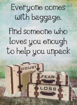 All of us carry excess baggage around from time to time, [and] often ...