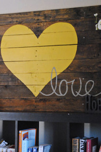 Love Quote Pallet Sign