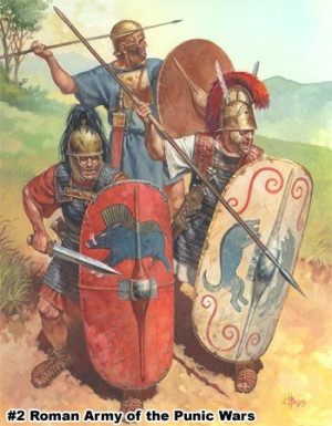 The Roman Army during the Punic Wars.
