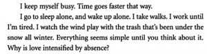 aseaofquotes:Audrey Niffenegger, The Time Traveler’s Wife