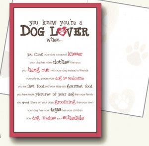 Dog Christmas Cards Sayings You know you're a dog lover