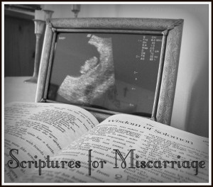 Scriptures for Miscarriage