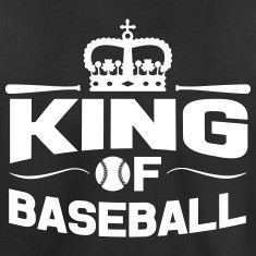 king of baseball kids shirts designed by nektarinchen