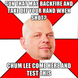 Gun That May Backfire And Take Off Your Hand When Shot? Chum Lee Come ...