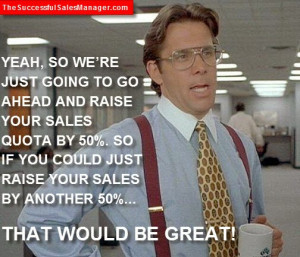 Bad Sales Managers on Sales Quotes