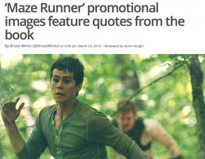 The new Maze Runner promotional images feature moments from the film ...