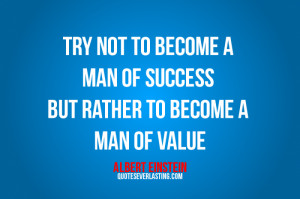 become a man of value