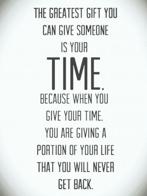 the gift of time