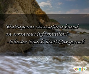 Accusations Quotes