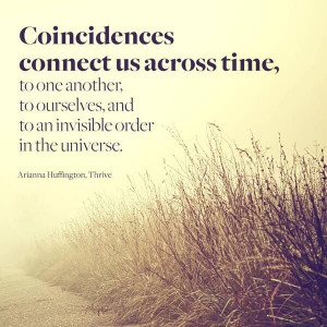 Coïncidences connect us across time..