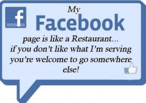 My Facebook Is Life A Restaurant